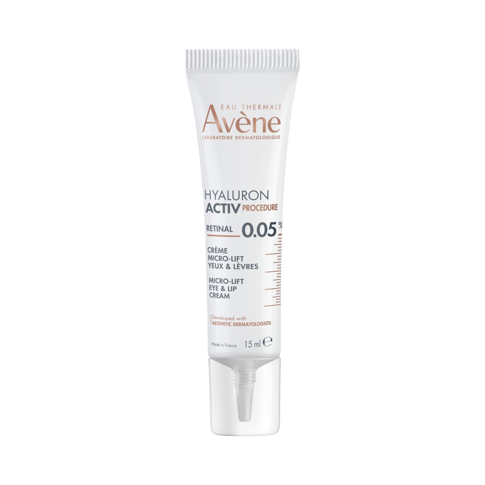 Avene Hyaluron Activ Procedure Micro-lift Crema Labbra & Occhi - 0,05% Retinaldeide Micro-lift Crema Labbra E Occhi 0,05% Retinaldeide 15ml