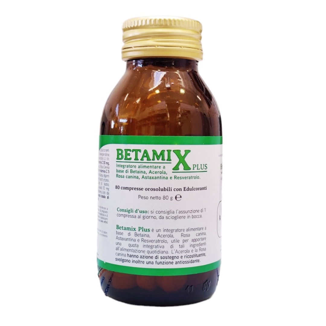 Herboplanet Betamix Plus Integratore Multivitaminico 80 Compresse Orosolubili