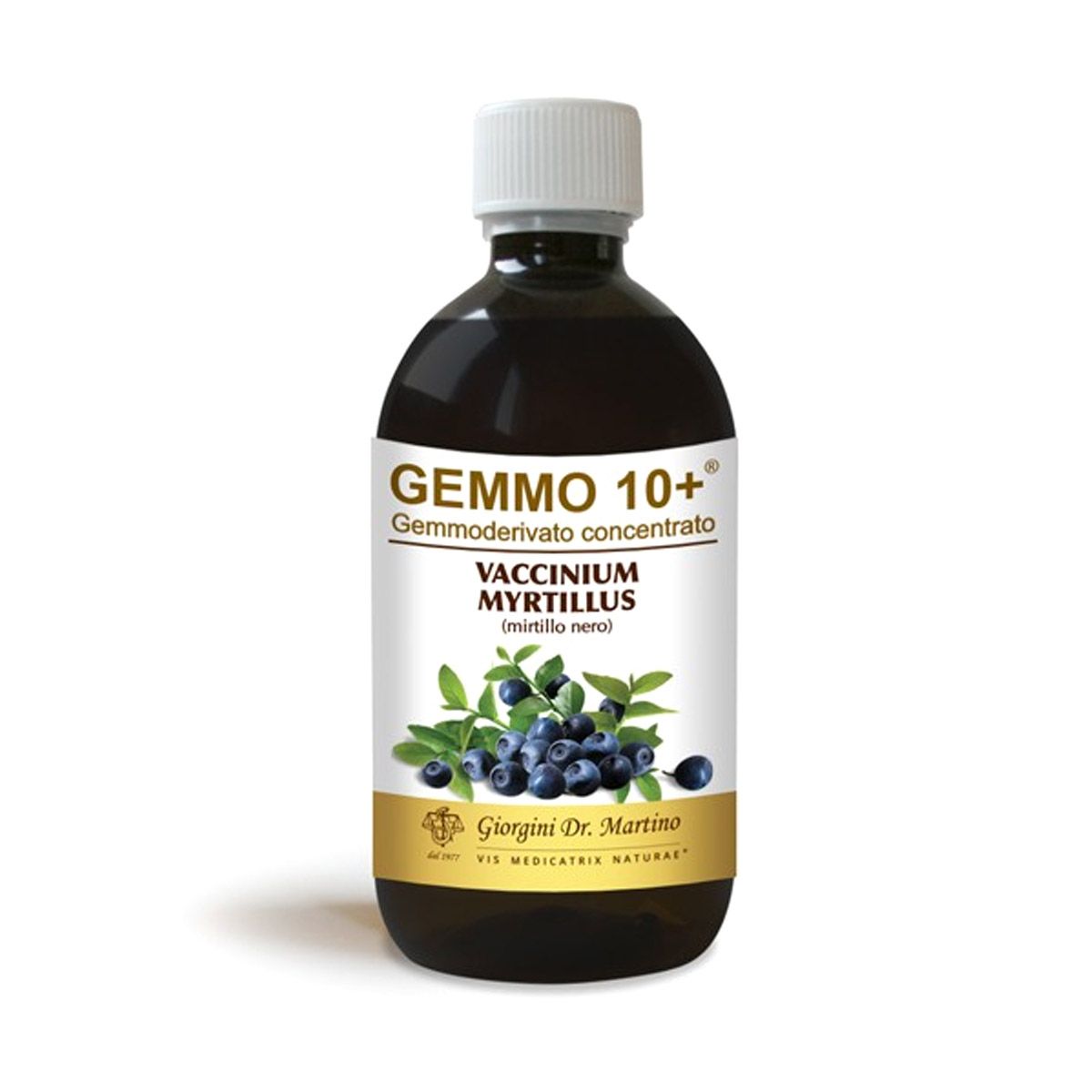 Gemmo 10+ Mirtillo Nero Liquido AnAlcoolico Integratore Gambe Pesanti 100ml