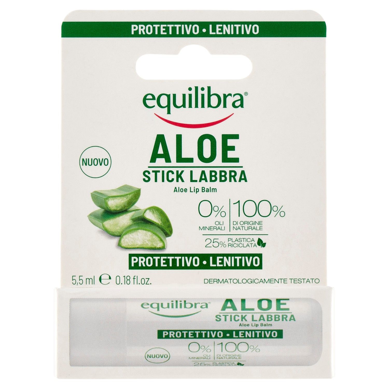 Equilibra Aloe Stick Labbra protezione E Lenitivo 5,5ml