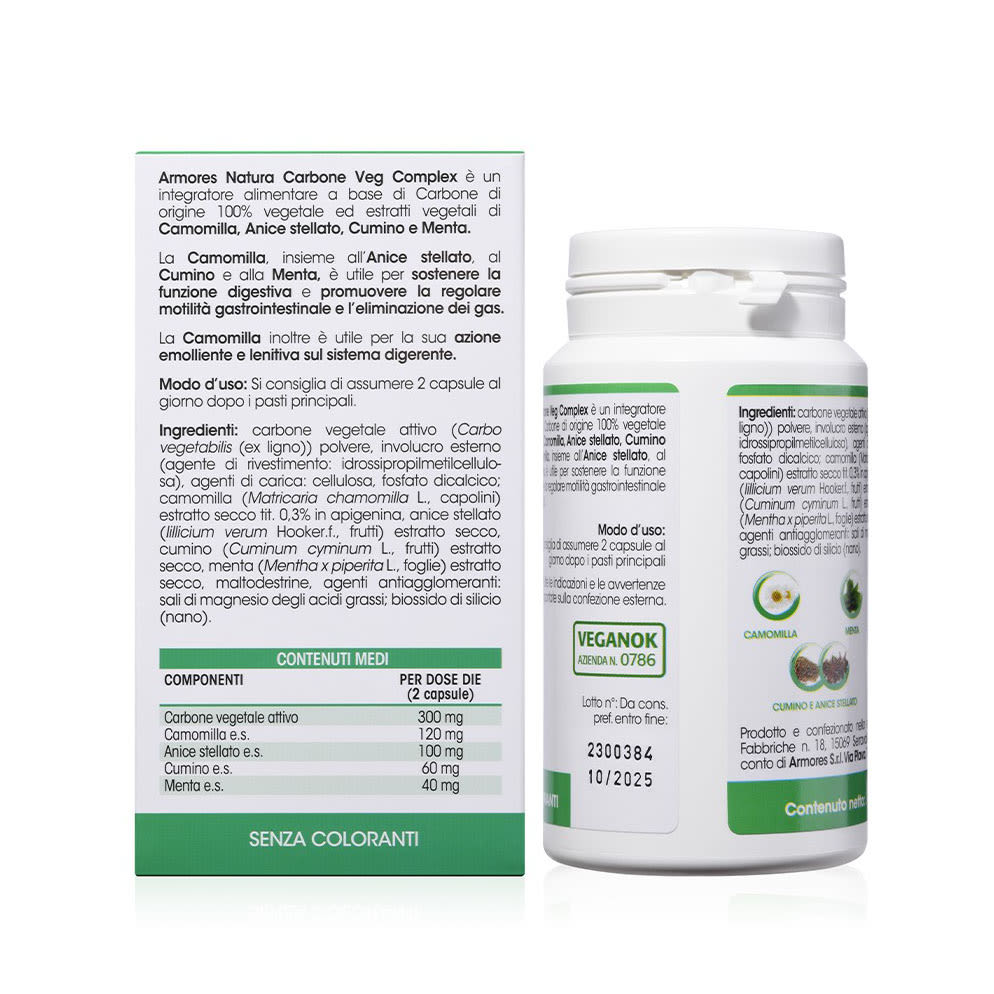 image - 947106807 - ARMORES NATURA CARBONE VEGETALE COMPLEX 60 CAPSULE - 4772704_5.jpg