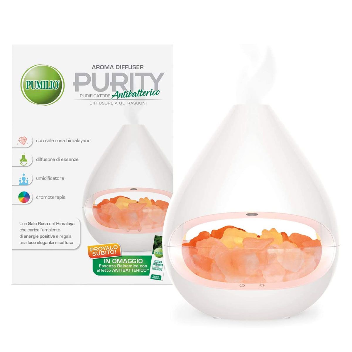 Pumilio Aroma Diffusore Purity Purificatore Anti batterico Kit 1 Pezzo