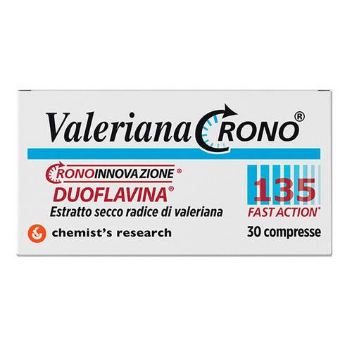 image - 903594517 - VALERIANA CRONO 135 CON DUOFLAVINA FAST ACTION 30 COMPRESSE - 7874497_1.jpg