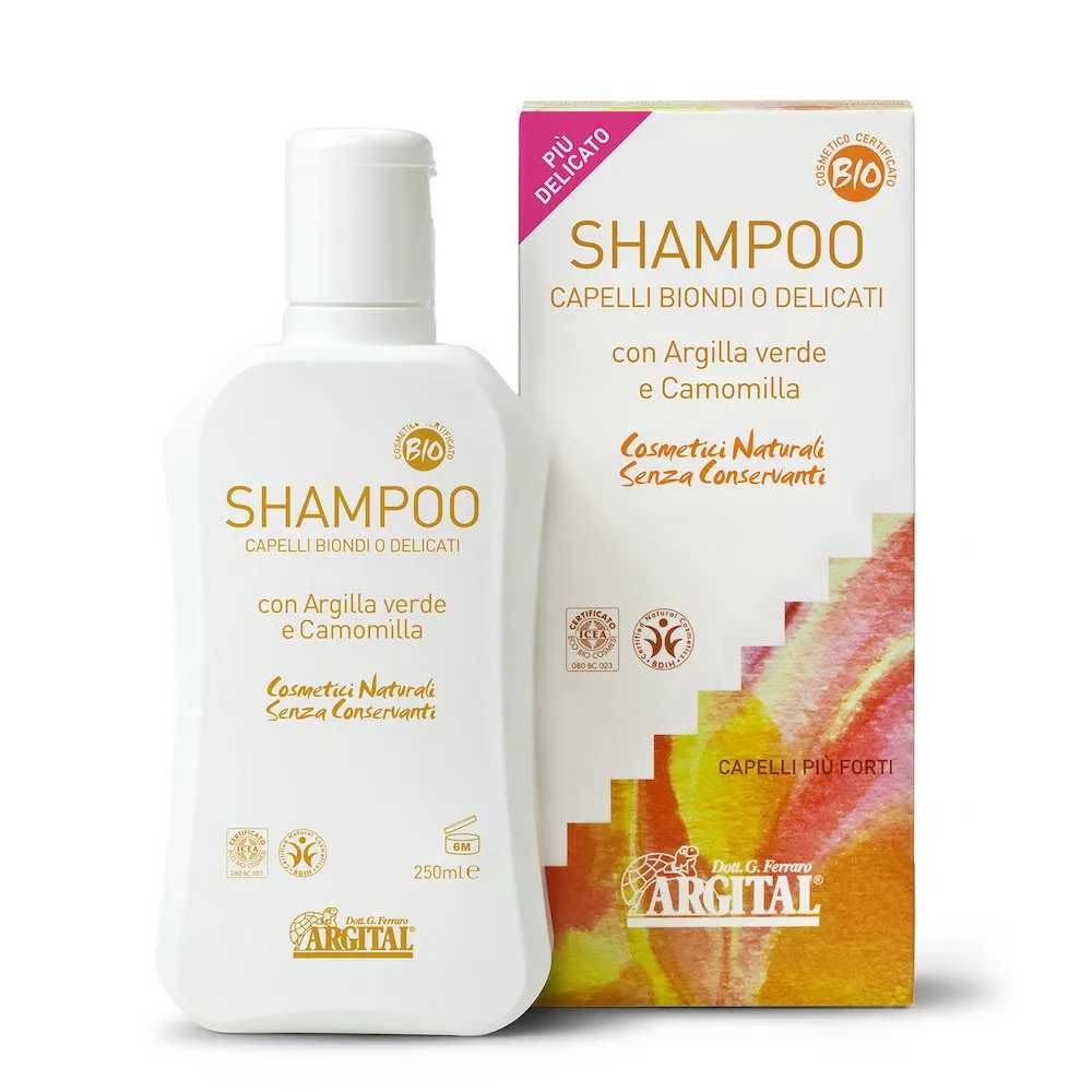 909813836 - Argital Shampoo Capelli Biondi Delicati Argilla Verde Camomilla 250ml - 4716455_3.jpg