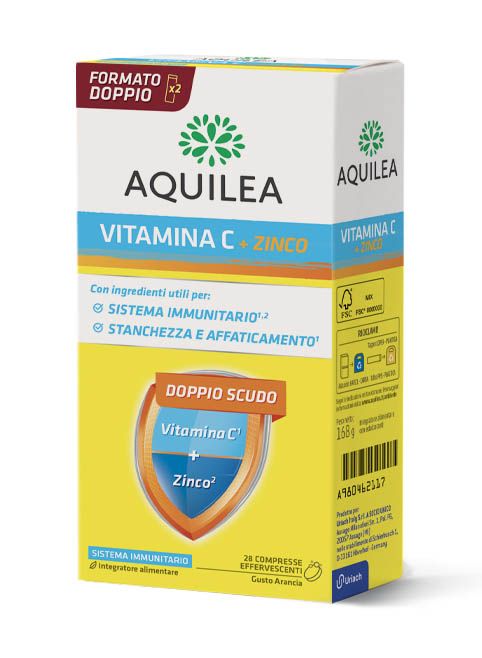 Aquilea Vitamina C E Zinco Integratore 28 Compresse