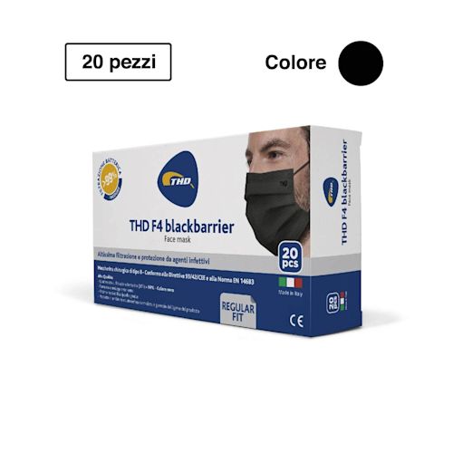 981438070 - Thd Mascherina Chirurgica F4 Blackbarrier Multi Regular 20 pezzi - 4737517_1.jpg