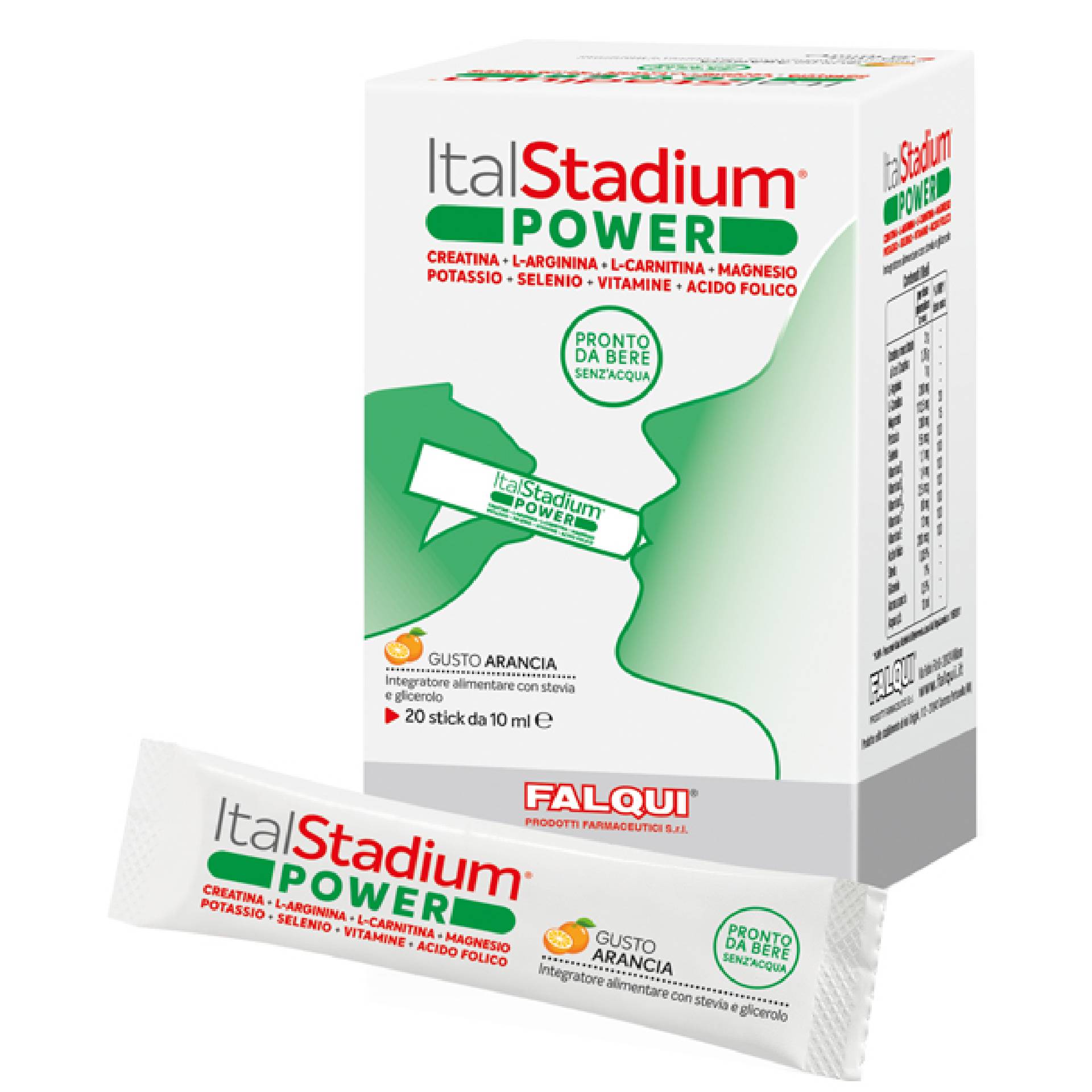 Italstadium Power Integratore 20 Stick