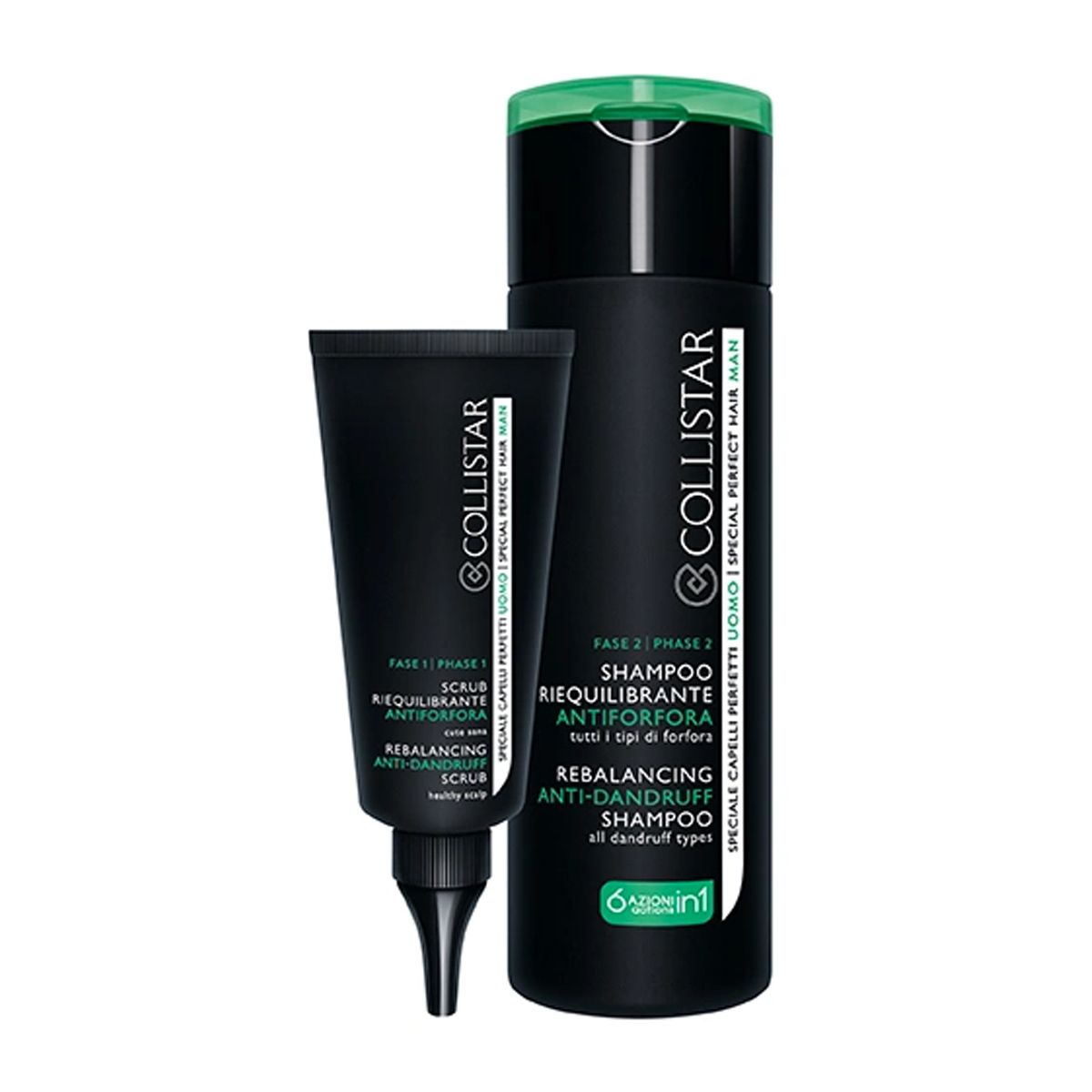 Collistar Uomo Trattamento Riequilibrante Anti-forfora Shampoo + Scrub