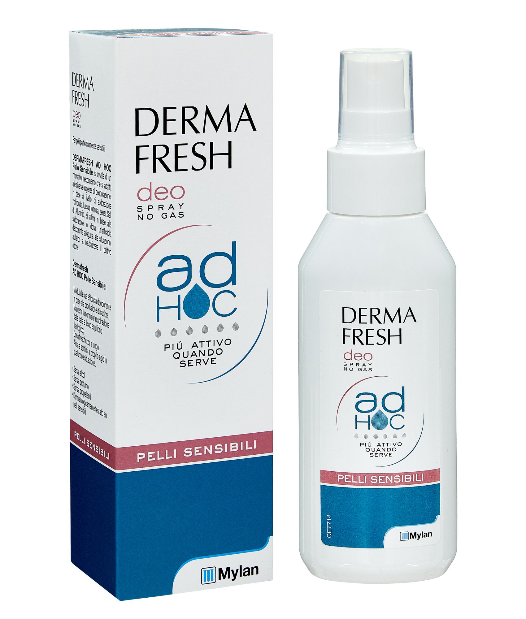 Dermafresh Ad Hoc Deodorante Spray Per Pelli Particolarmente Sensibili 100ml