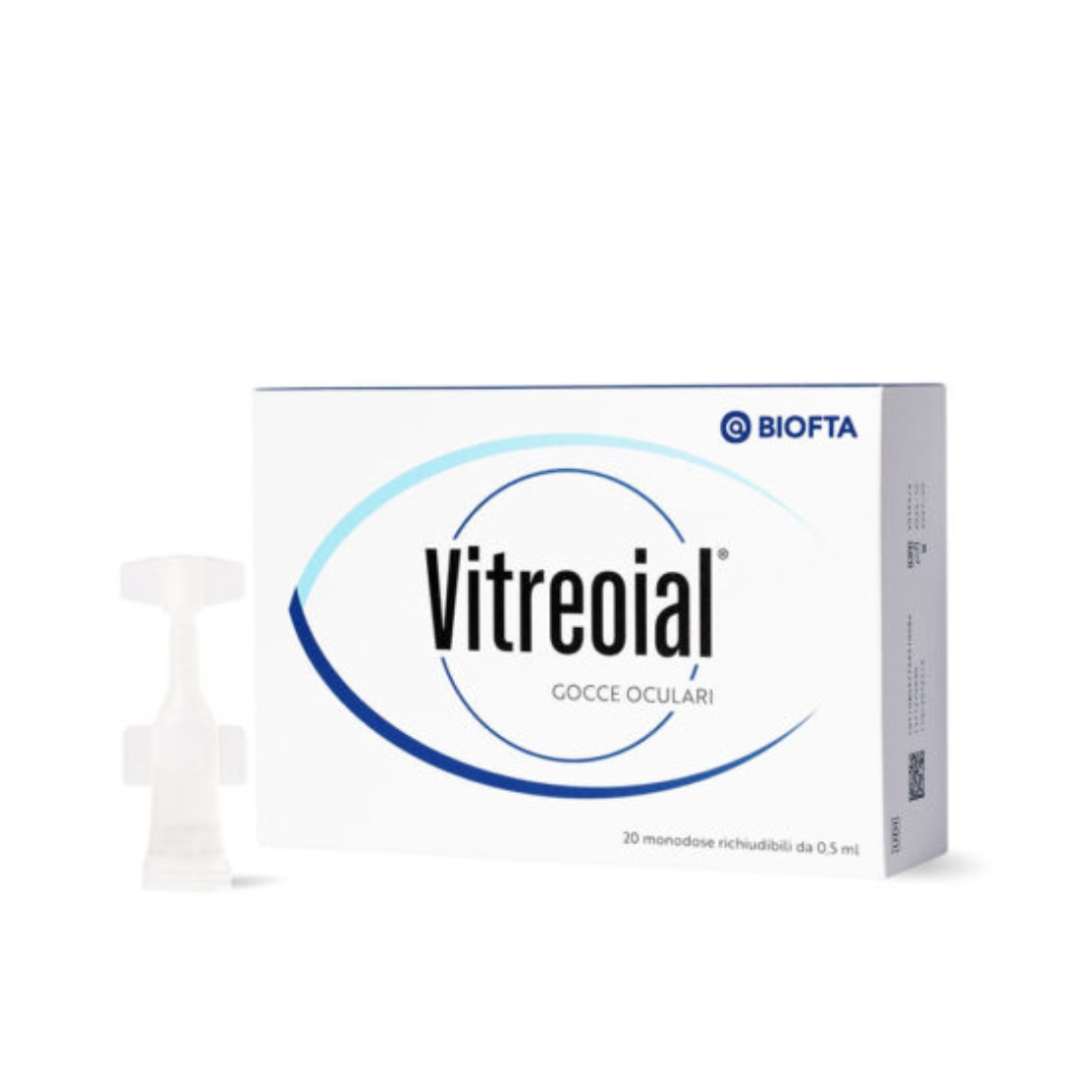 Vitreoial Gocce Oculari Per Occhi Secchi 20 Monodose