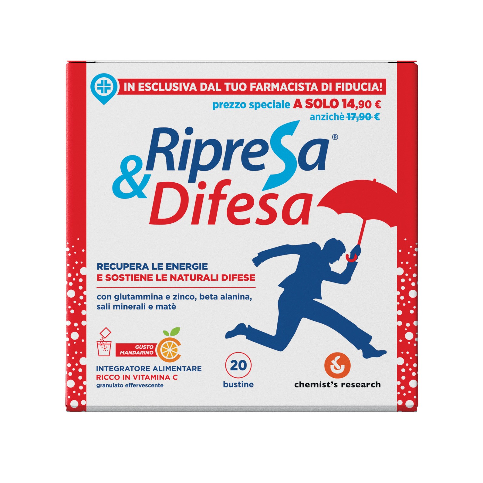 Ripresa E Difesa Integratore immunostimolante 20 Bustine