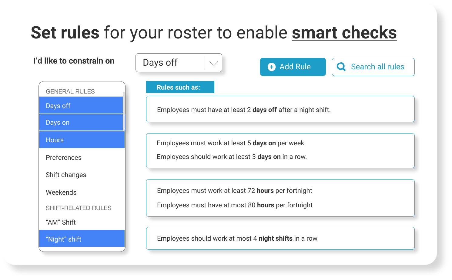 Reduce Scheduling Mistakes