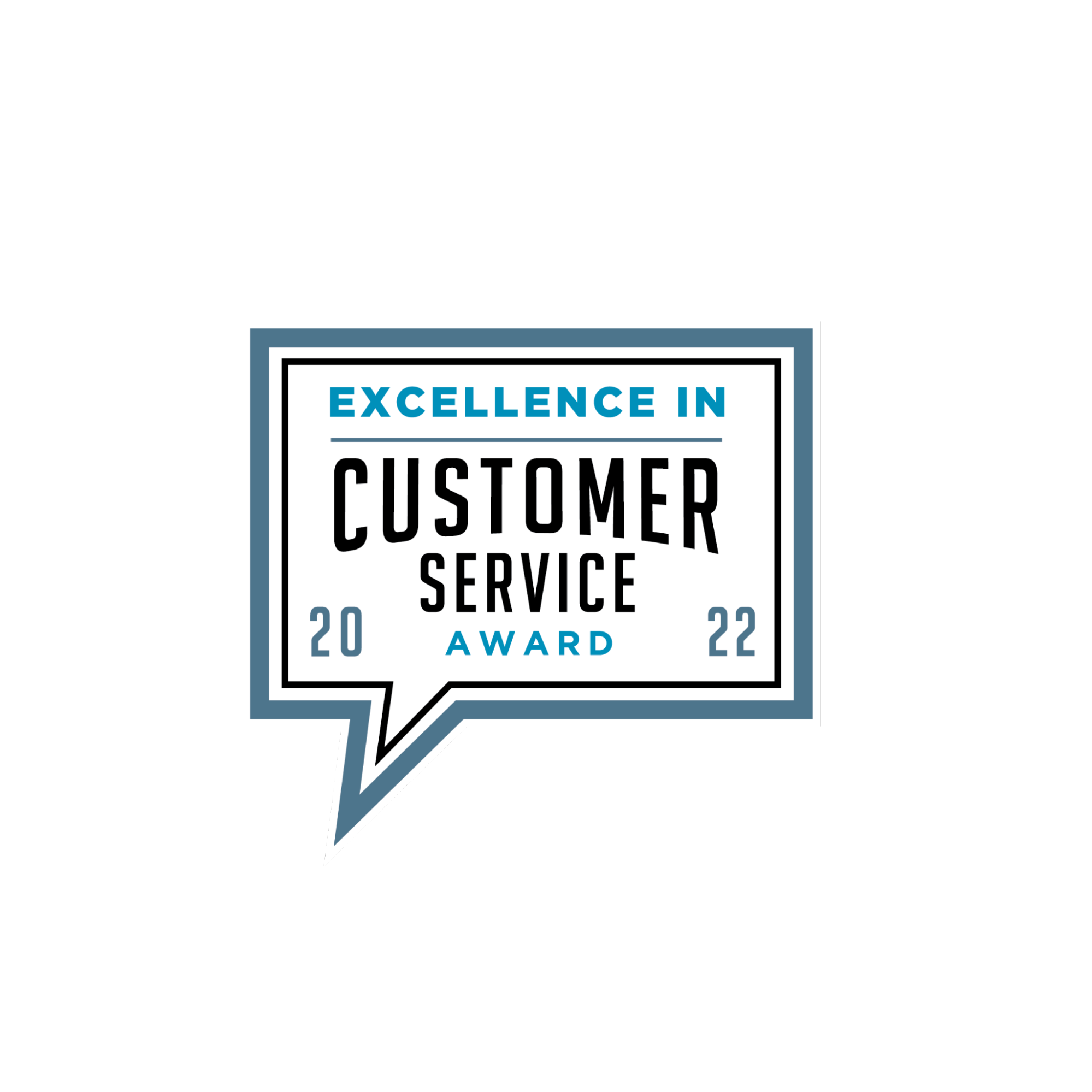 Excellence in customer service award