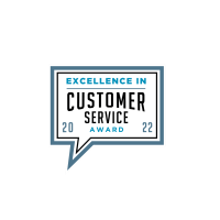 Excellence in customer service award