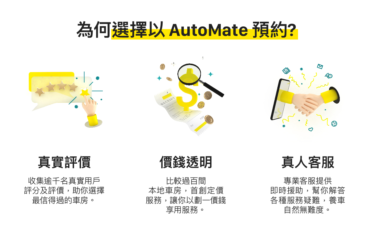 為何選擇以 AutoMate 預約