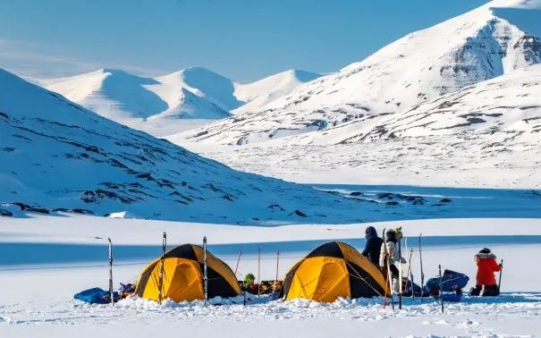 Climate Sentinels and their yellow tents