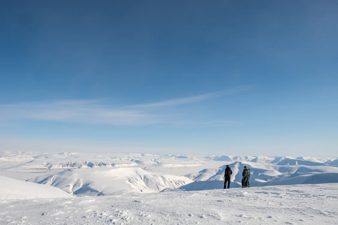 Researchers in Artic