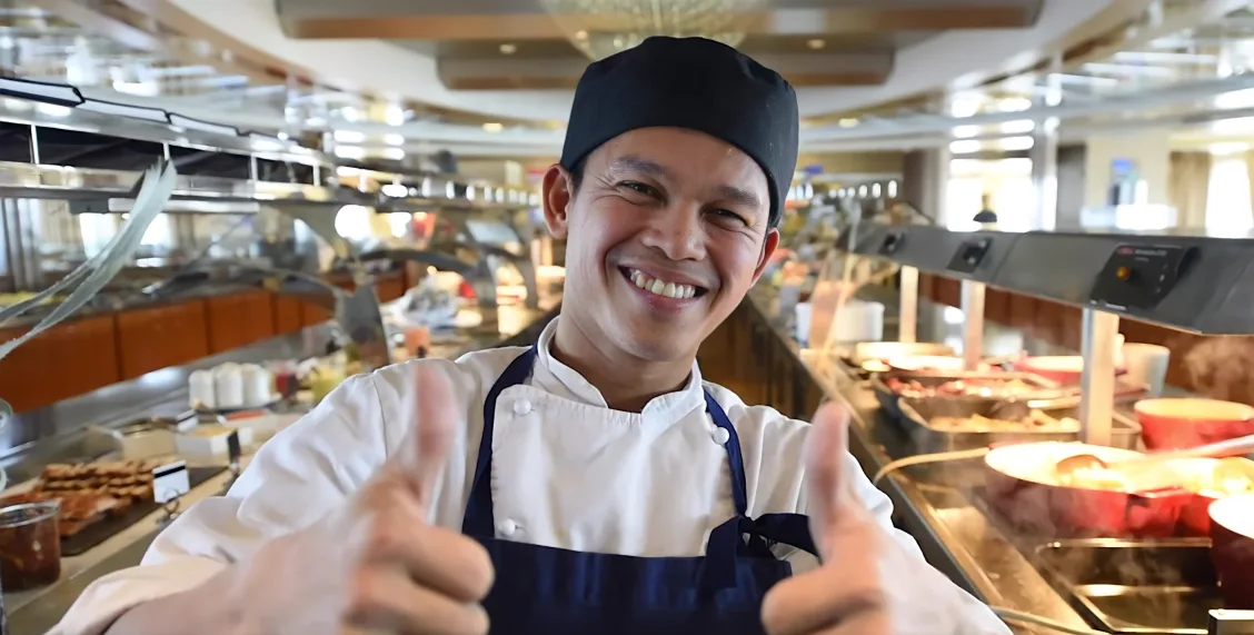 Member of staff on Hurtigruten Expedition