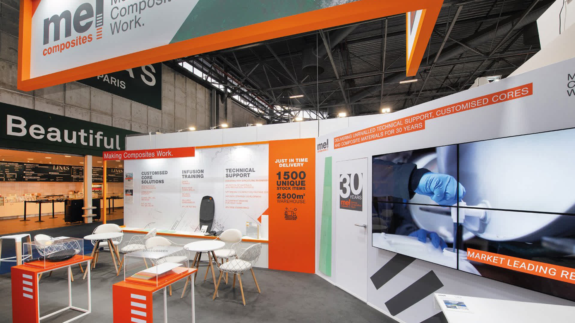 MEL Composites event stand JEC 2024