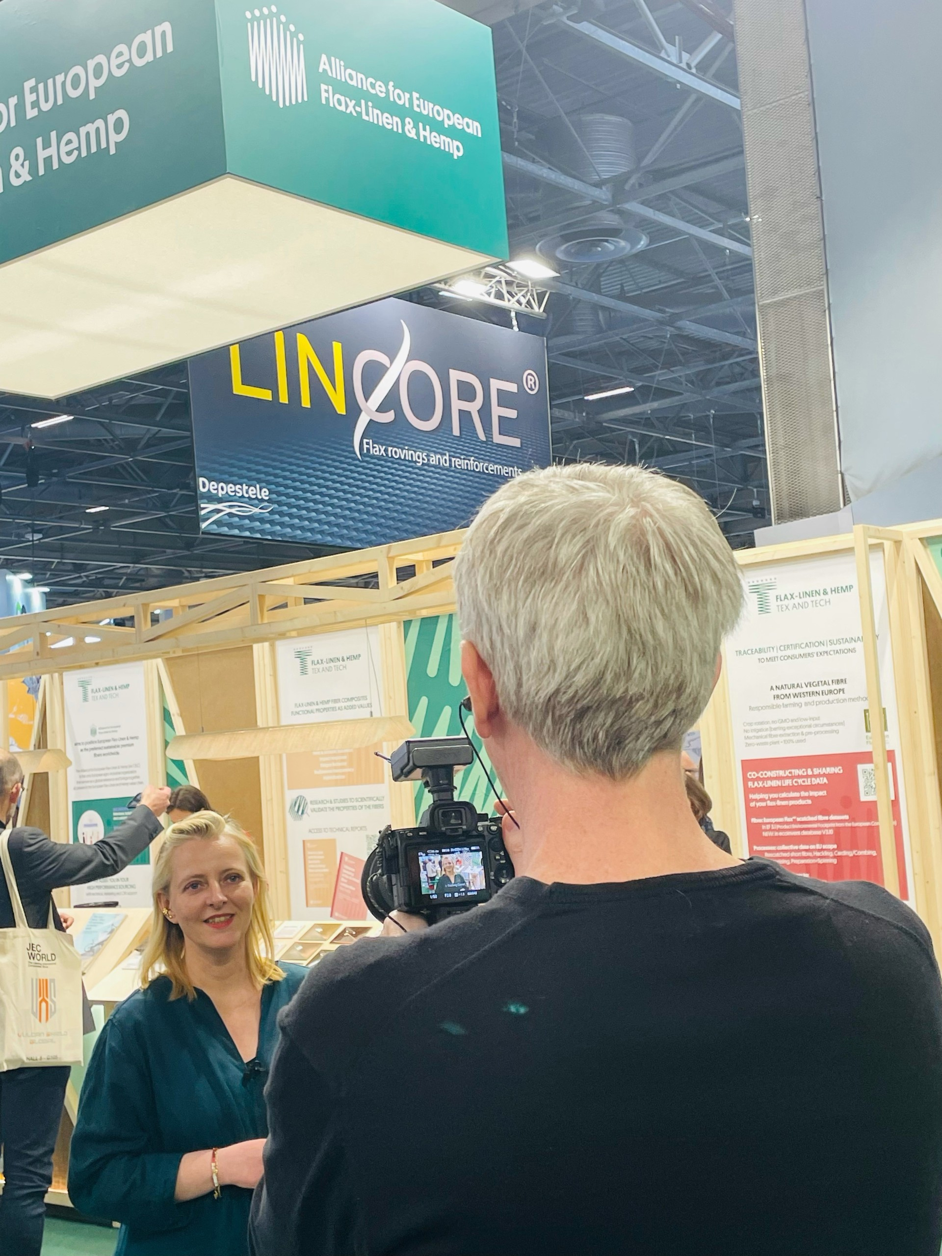 Alliance for European Flax-Linen & Hemp Event Stand