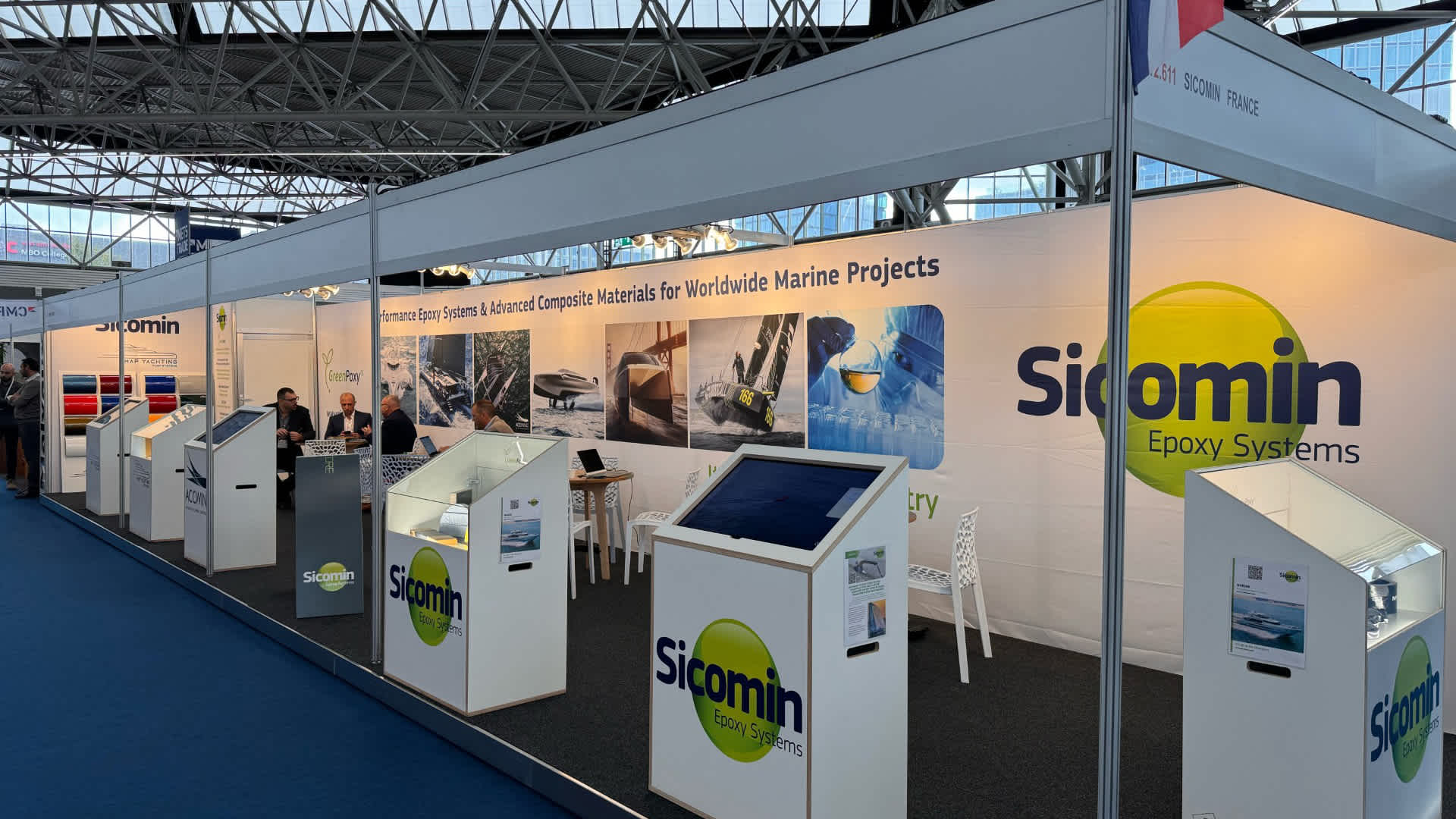Sicomin event stand
