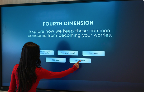Immersive wall