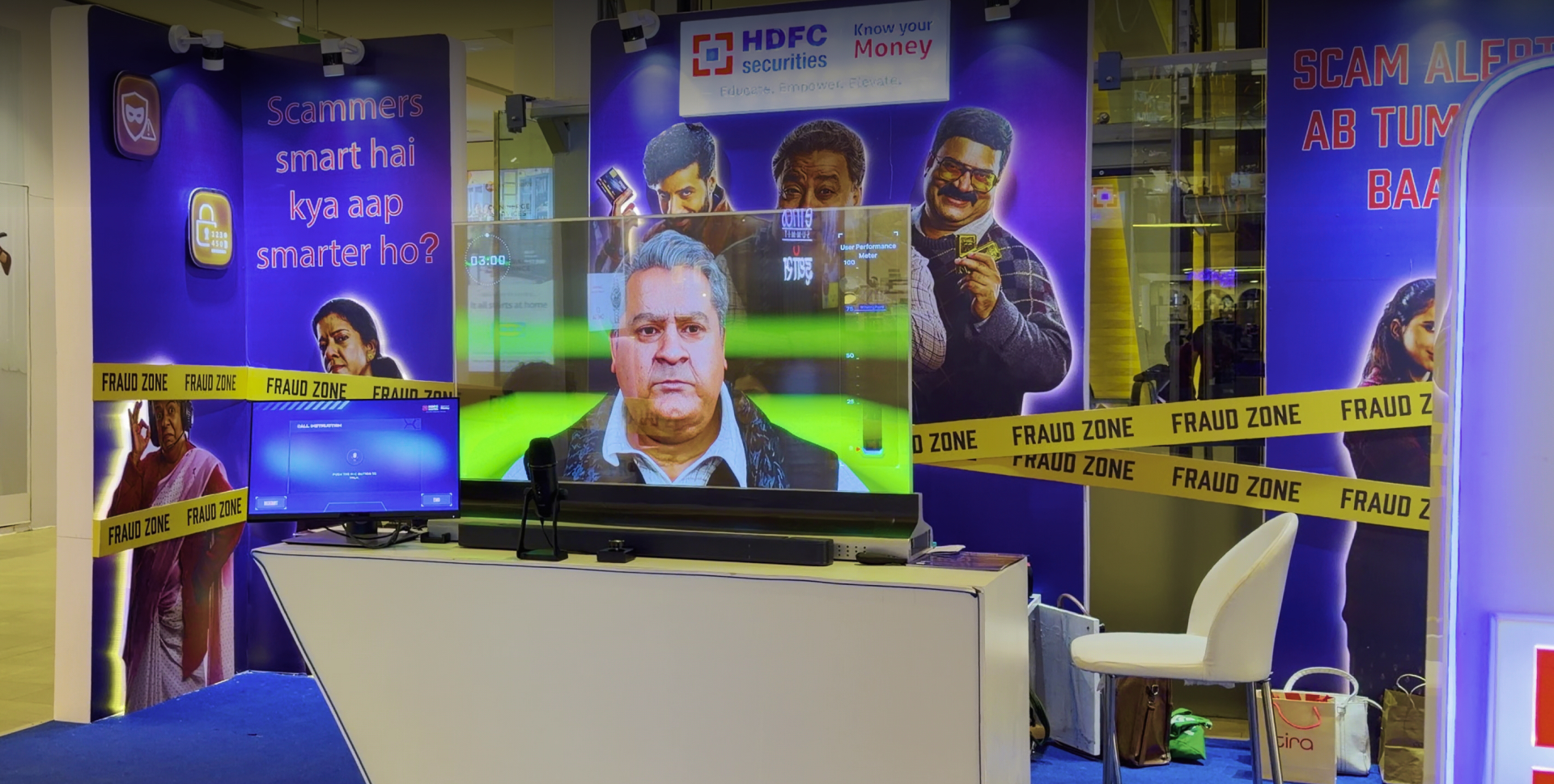 hdfc ai powered interactive avatar set up by Ink In Caps - Immersive Technology Agency