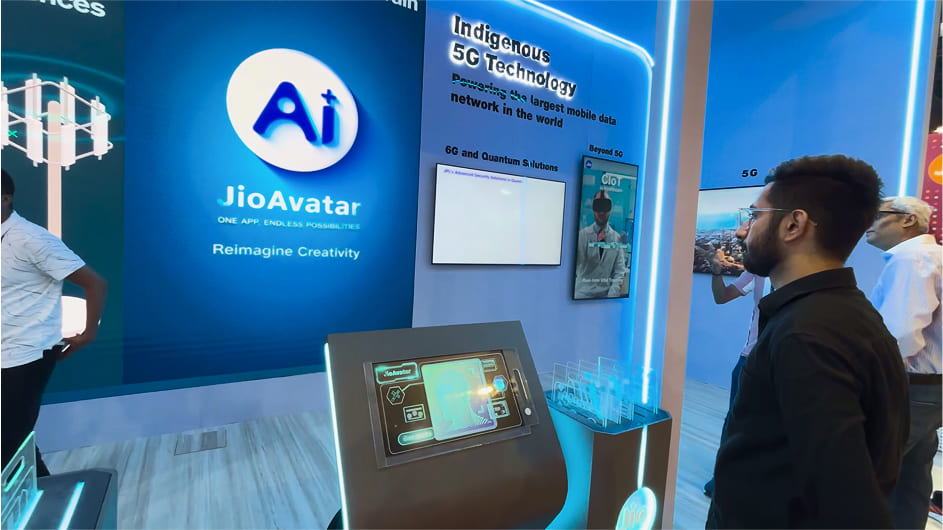 Jio Brain IMC Interactive Projection Placard Experience