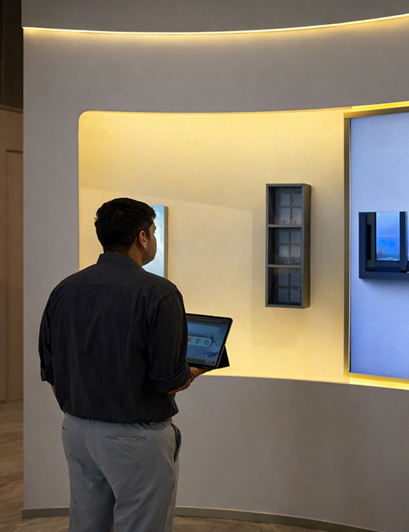 Interactive wall sync with Ipad by Ink In Caps - Immersive Technology Agency