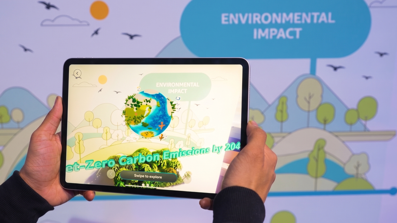 interactive ipad display