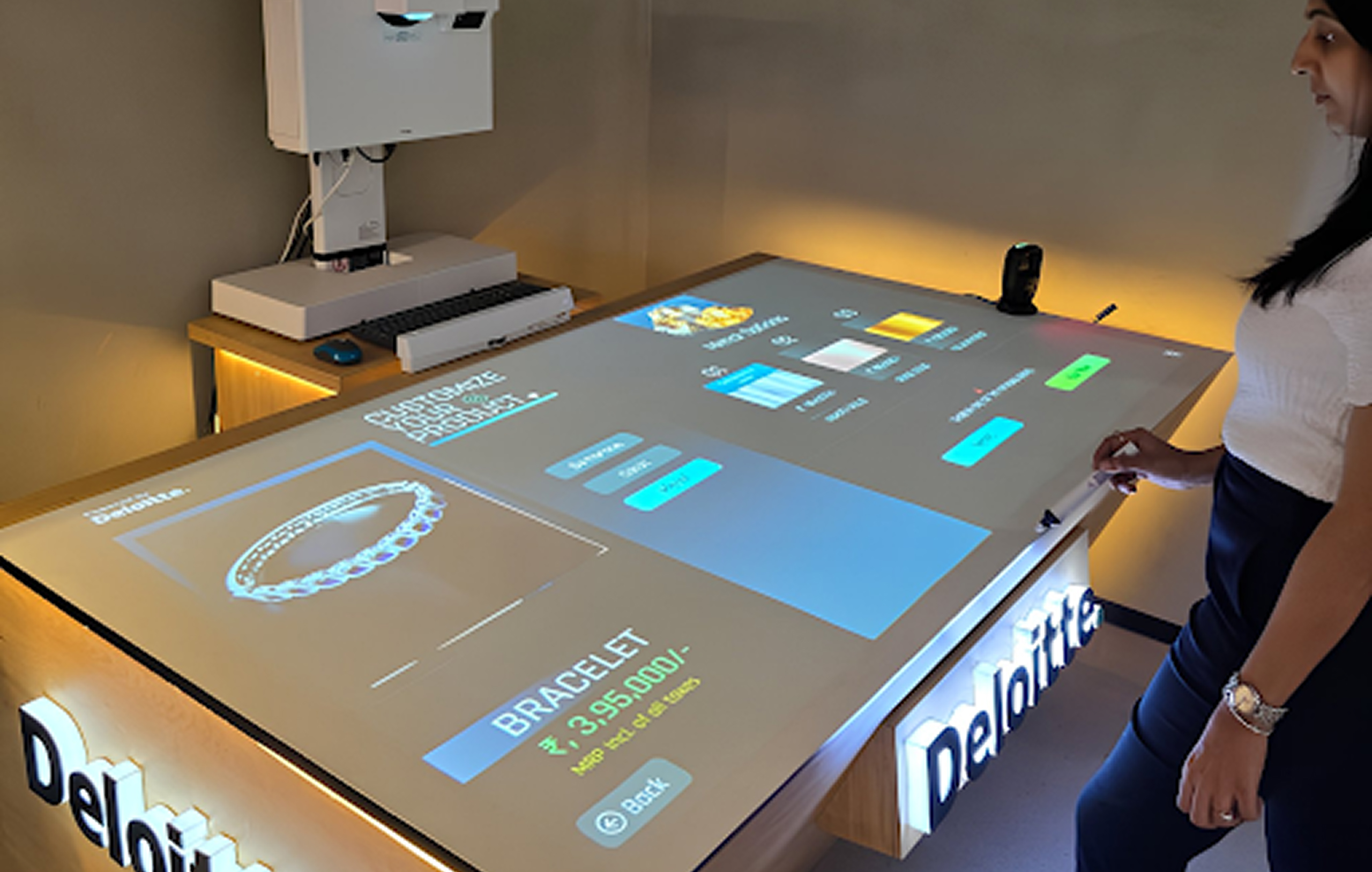 Interactive display table