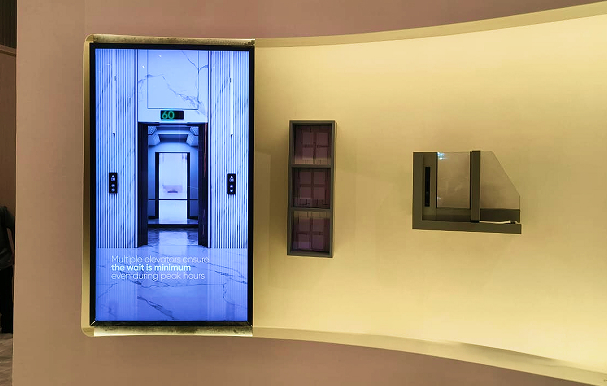 Interactive wall screen