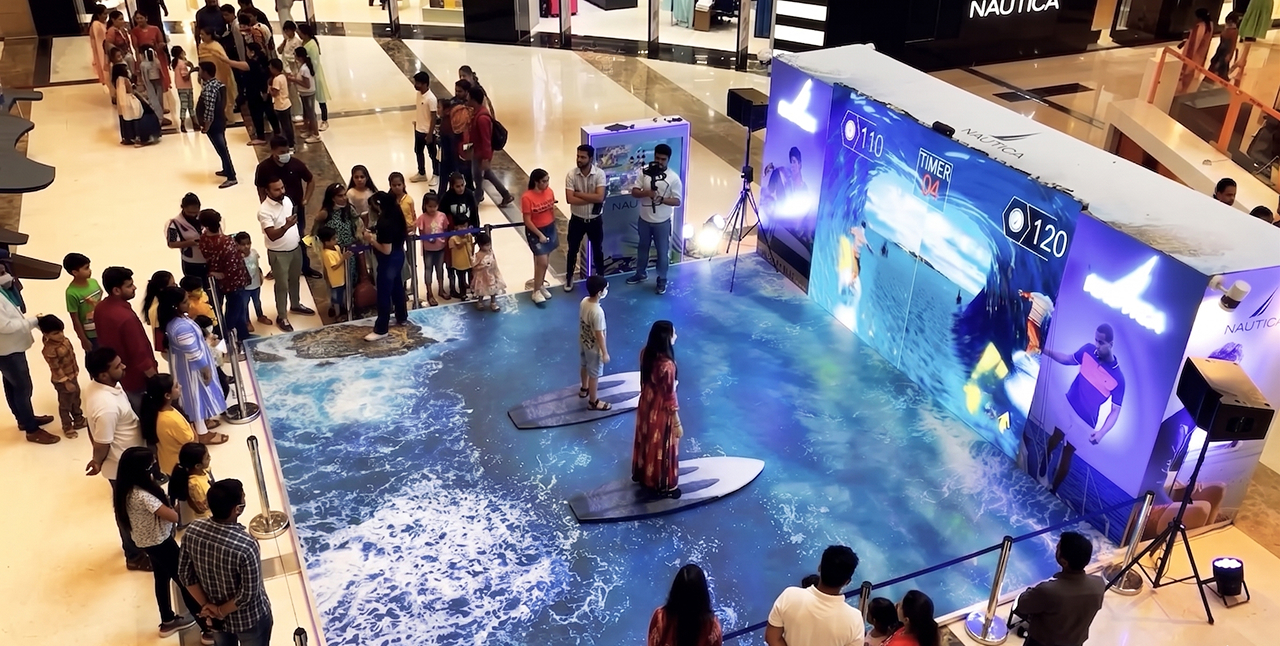 Interactive gamified screen