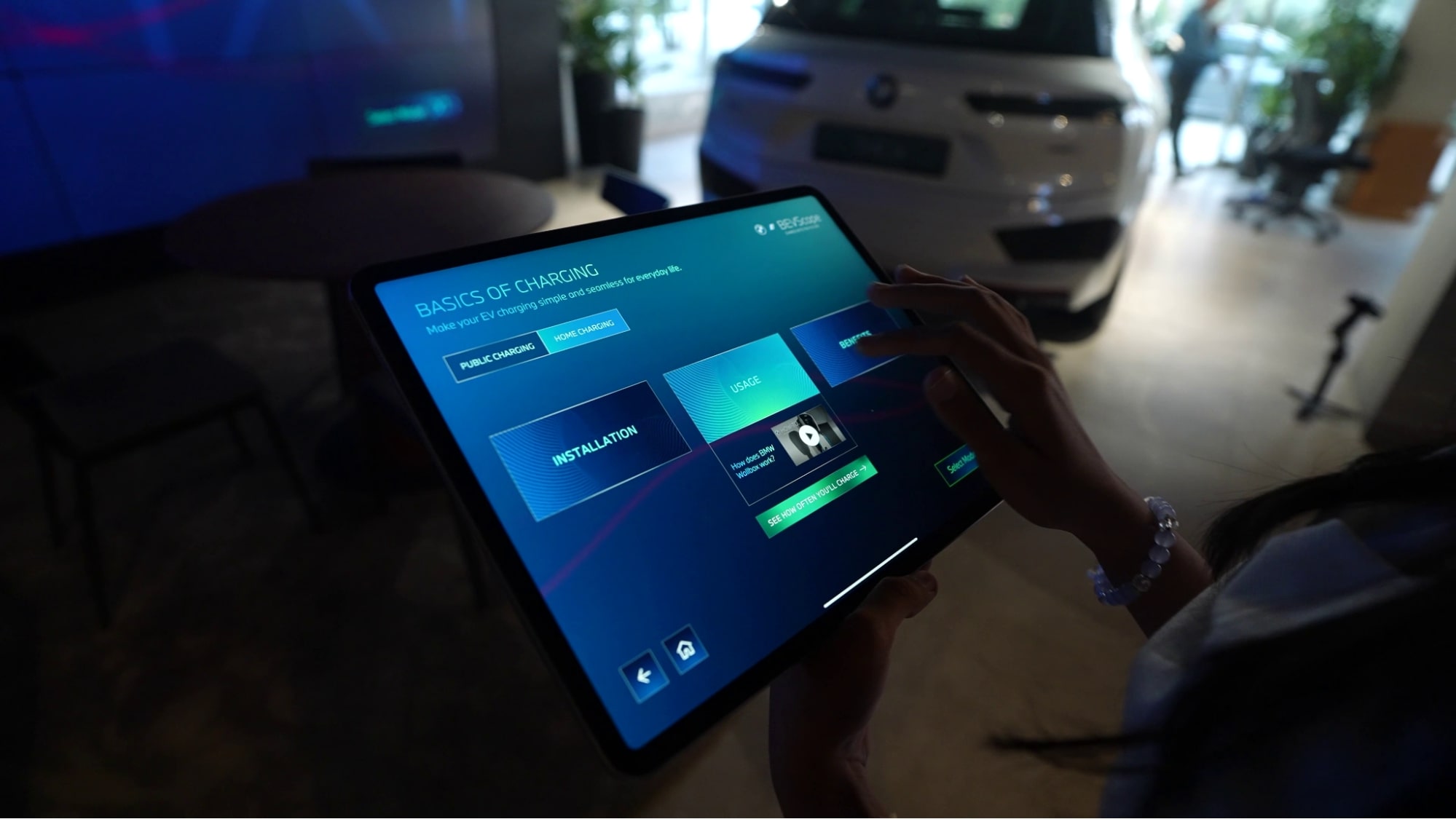 BMW tab Interaction