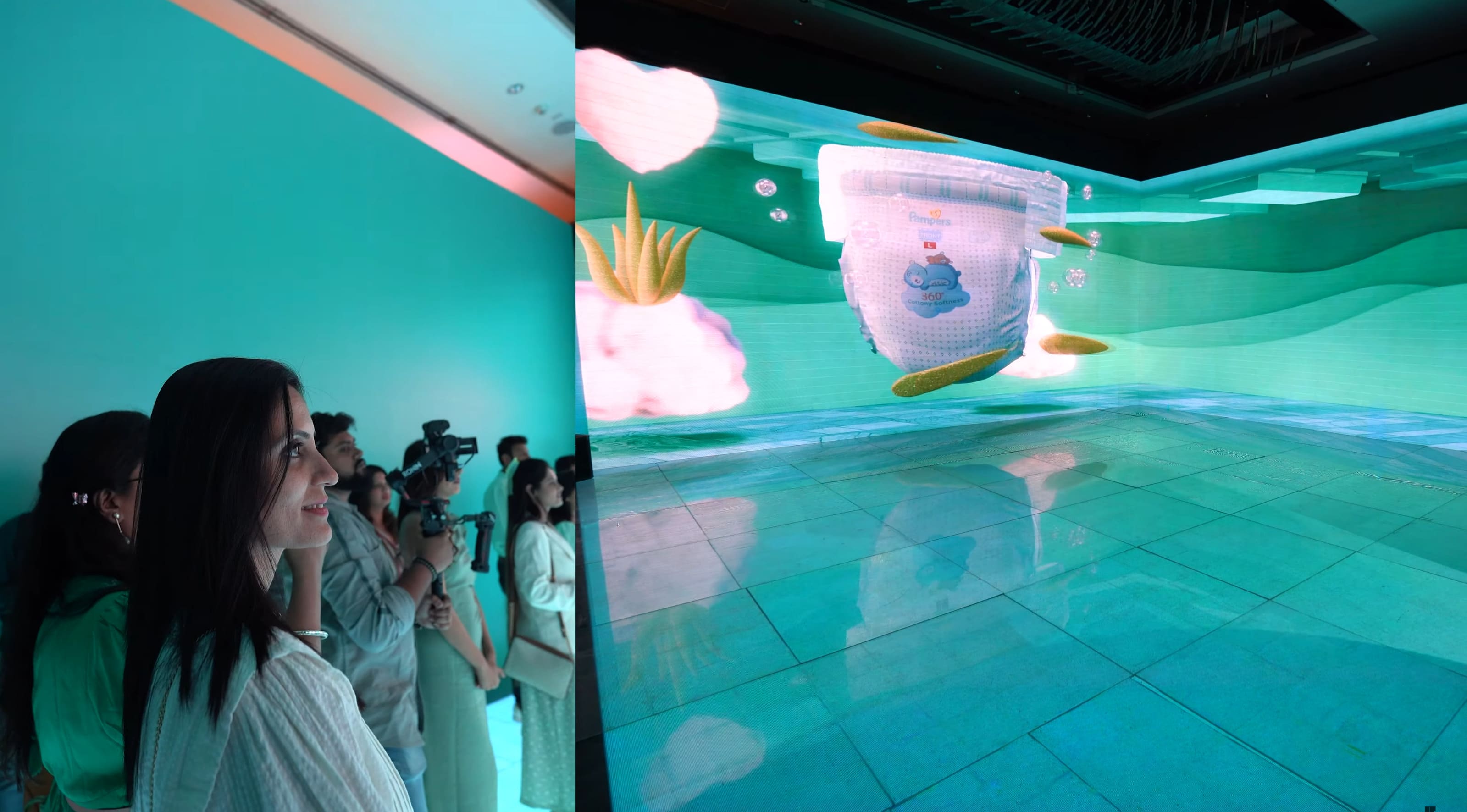 pampers Anamorphic Campaign 