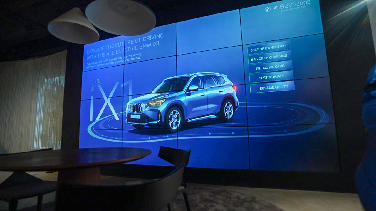 BMW - Interactive wall