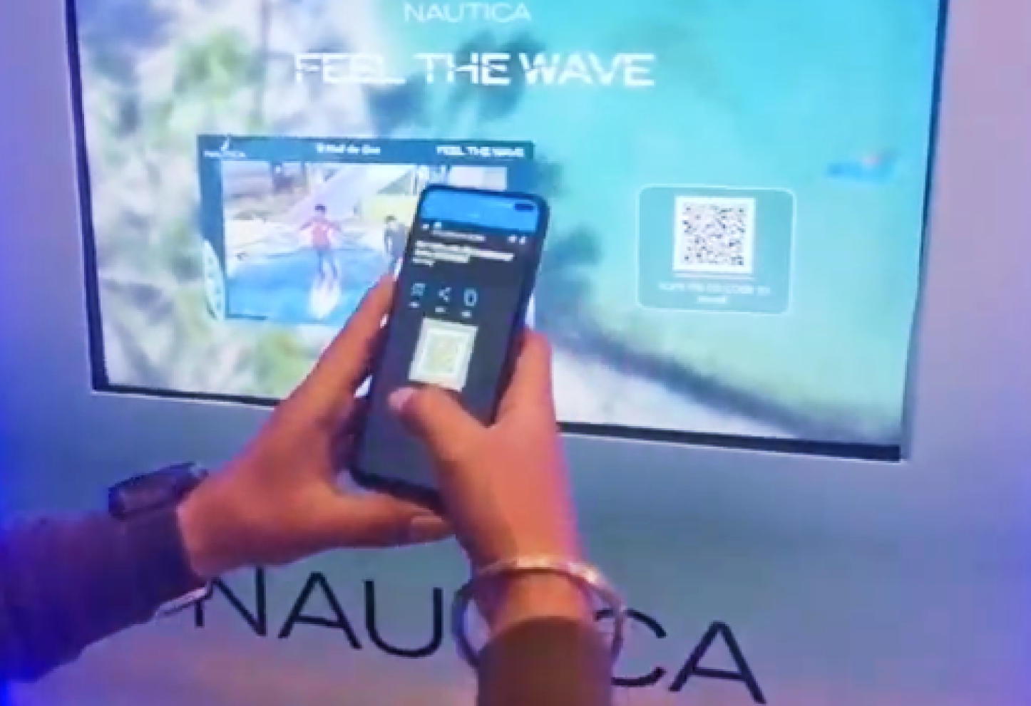 Scan QR and Enjoy the Joy of water 