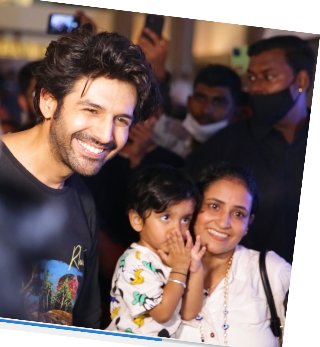 kartik Aryan Interact with Fans