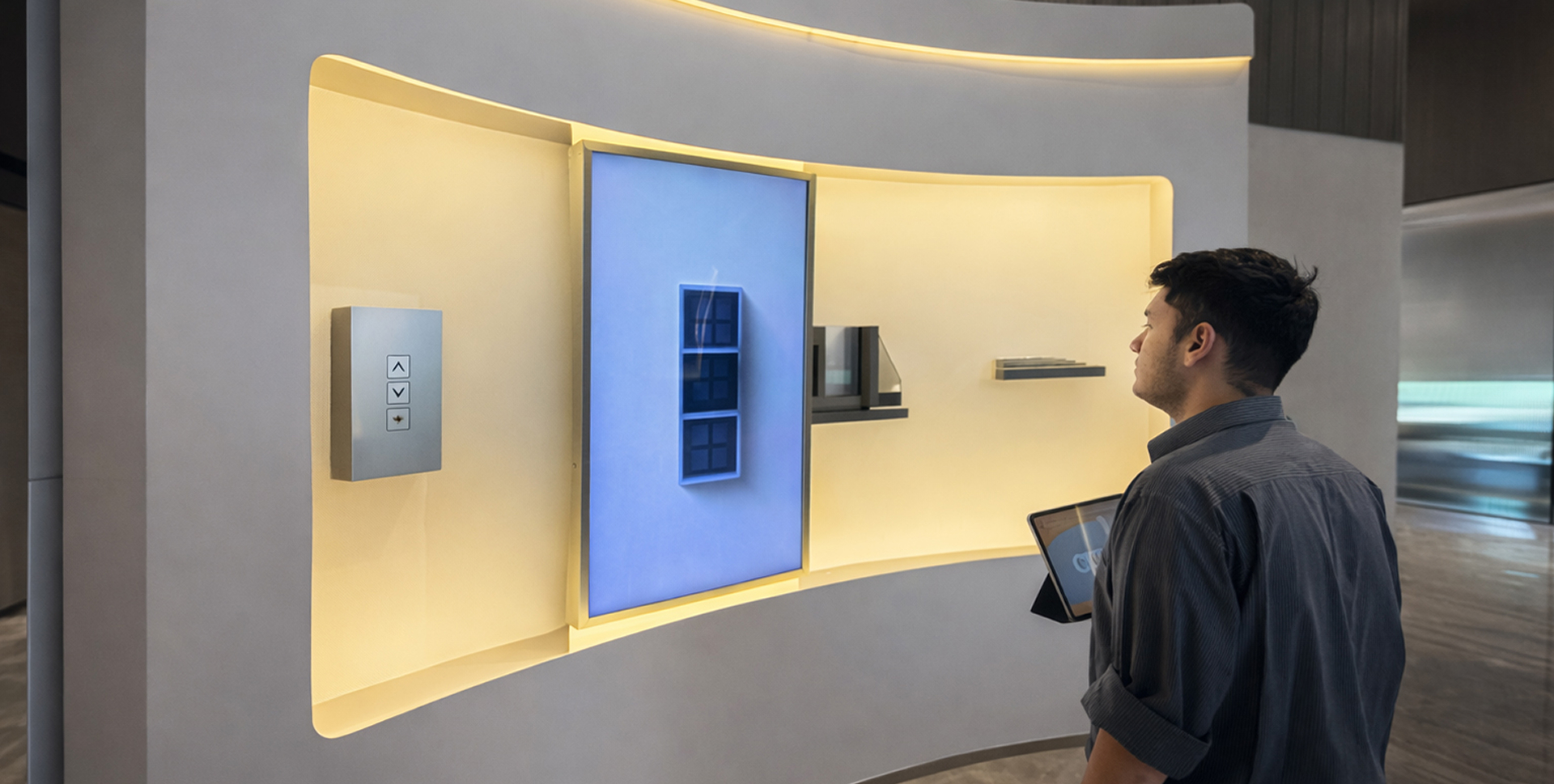Interactive wall sync with Ipad