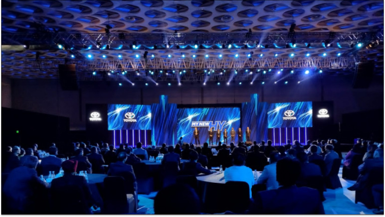 Immersive event set-up