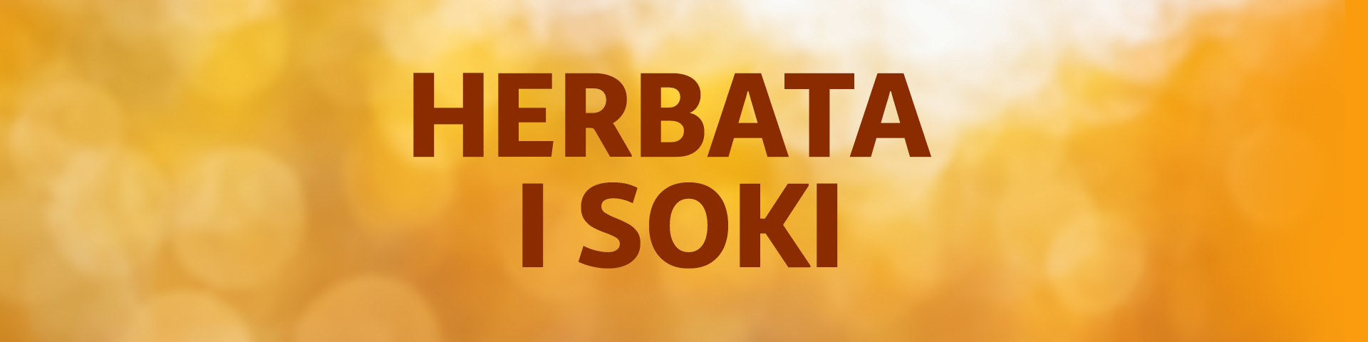Herbata i soki