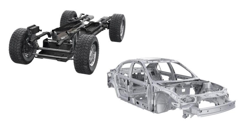 Unibody vs. Body-on-Frame Construction