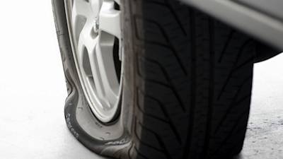 flat tire