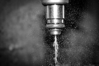 fuel injector in action