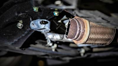 Catalytic Converter and Oxygen sensor missing from minivan