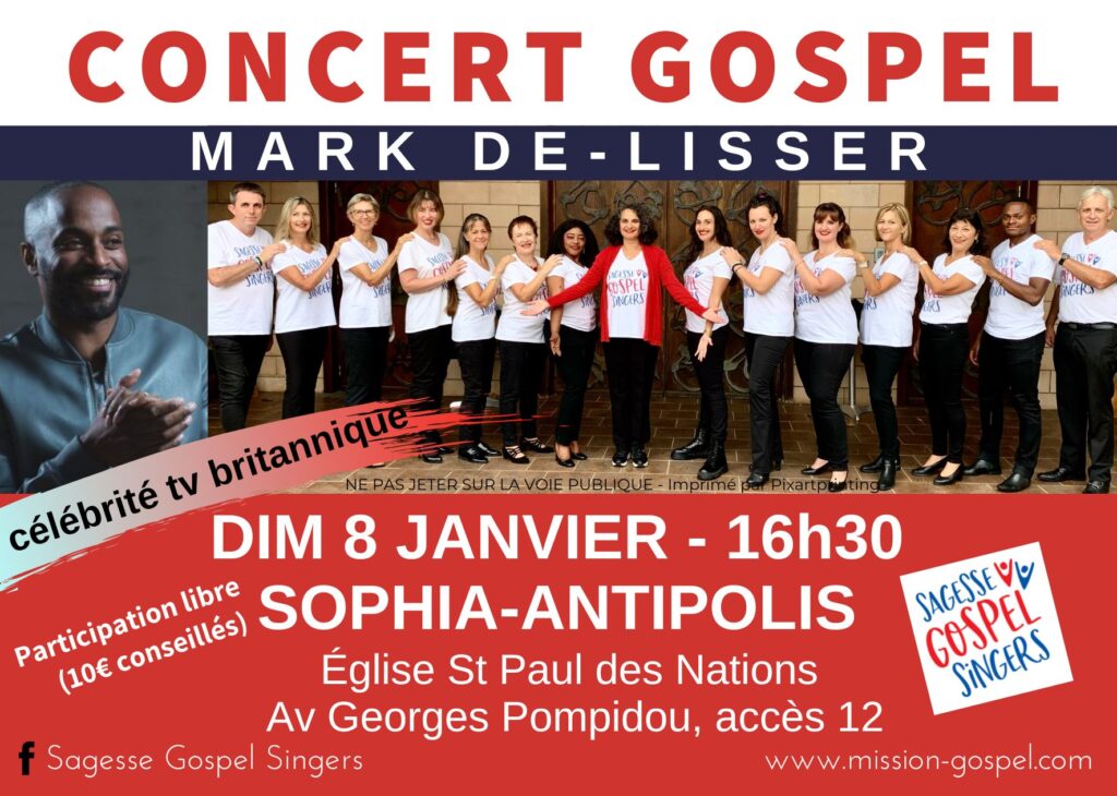 Concert gospel Mark de lisser 