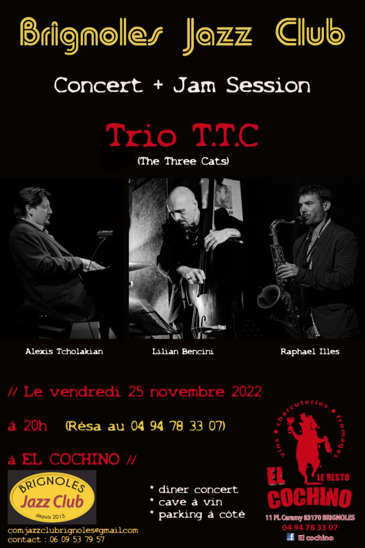 Brignoles Jazz Club 25 novembre 2022