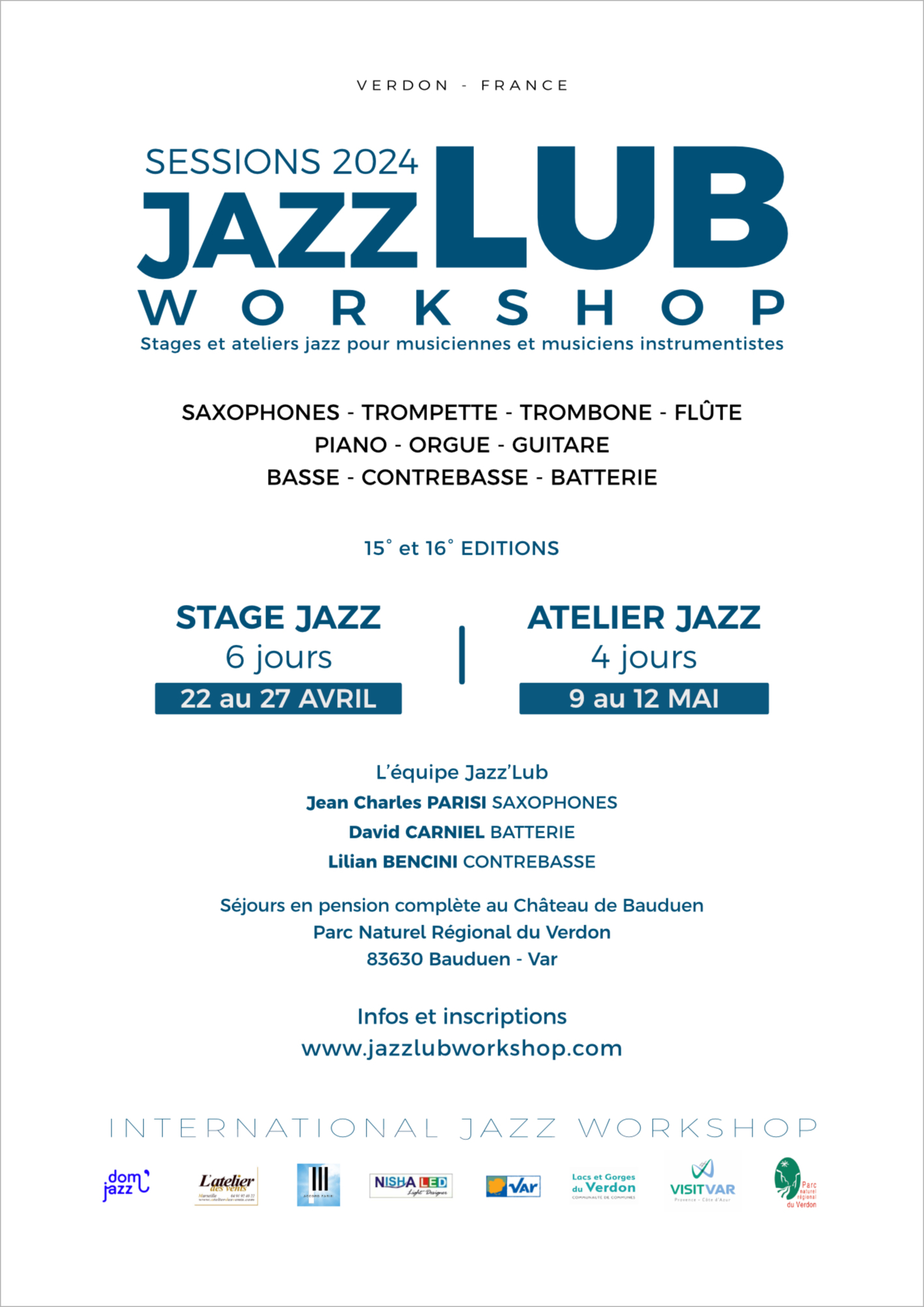 Jazz-Lub Workshop Aff 2024