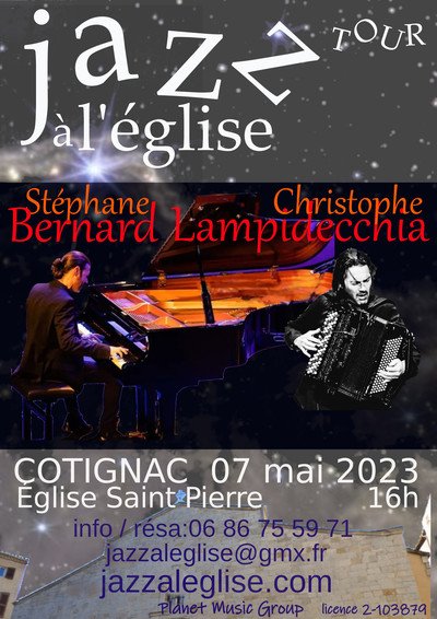 jazz à l'eglise-christophe-lampidecchia-stephane-bernard 070523