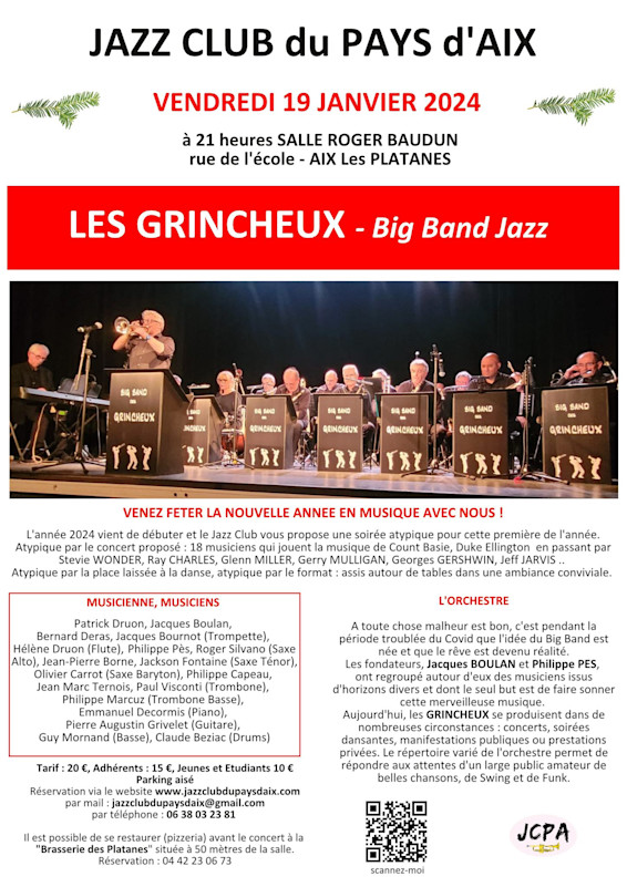 Les Grincheux big band 190124